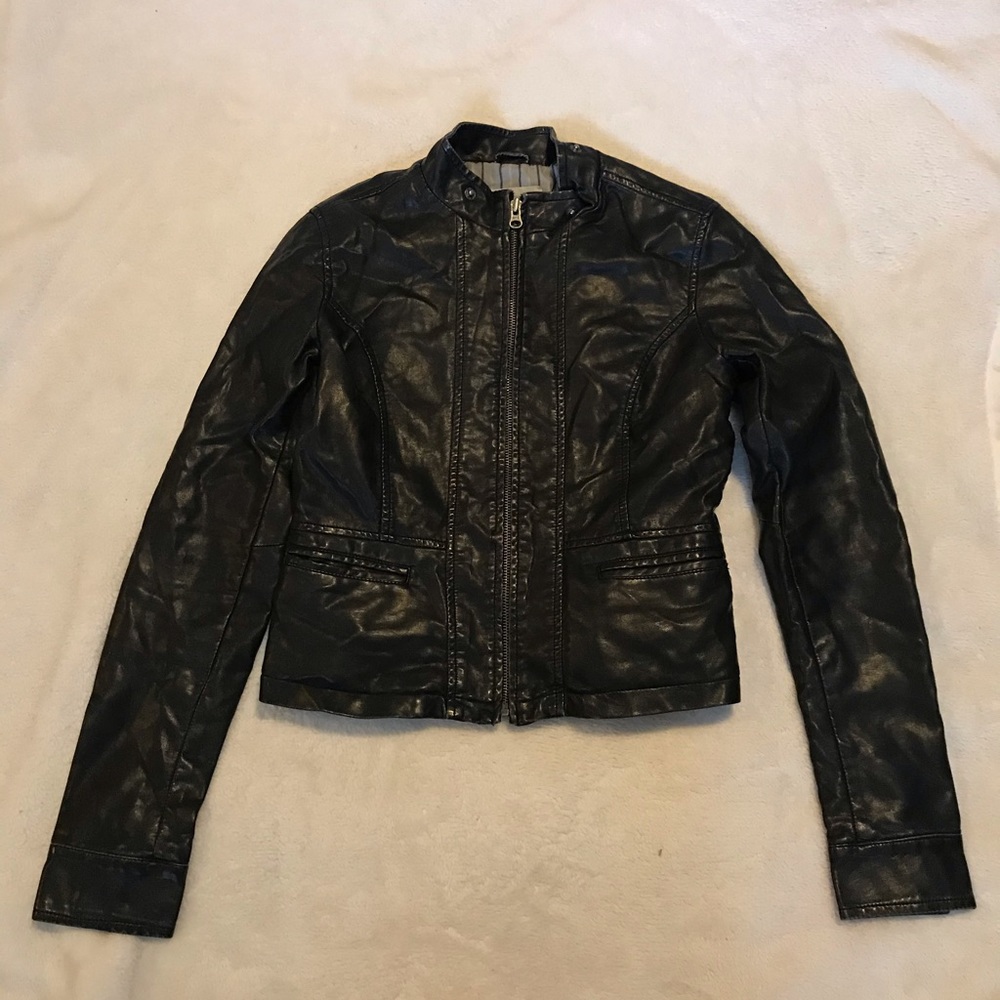 Black Leather AE jacket
